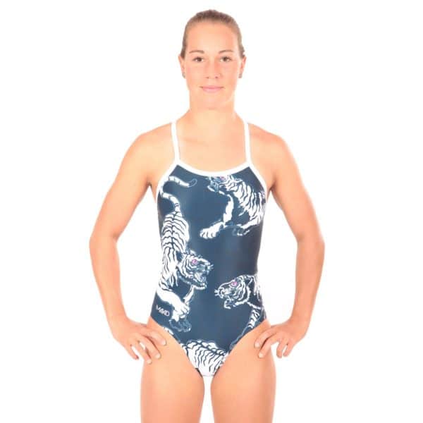 Nereid Badeanzug Tiger Front
